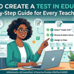 How to Create a Test in Edulastic