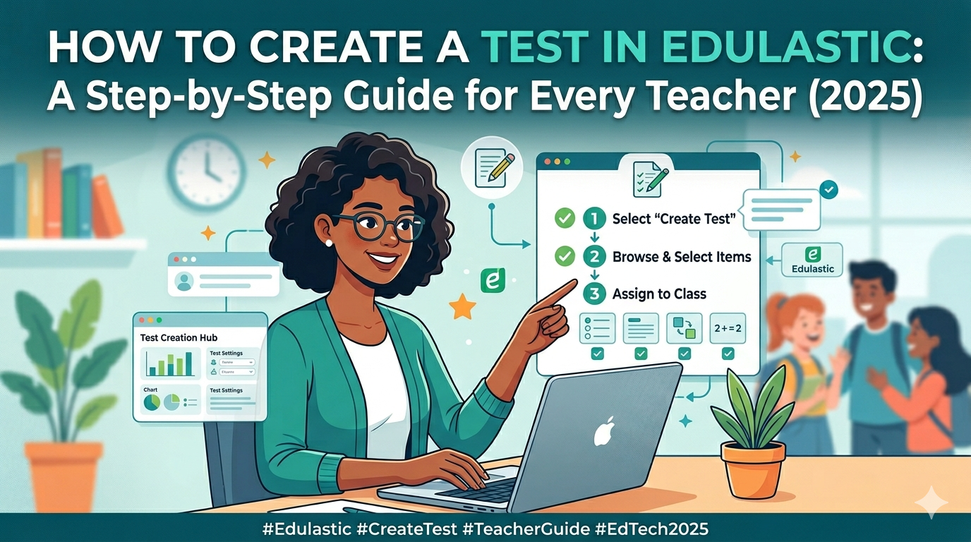 How to Create a Test in Edulastic