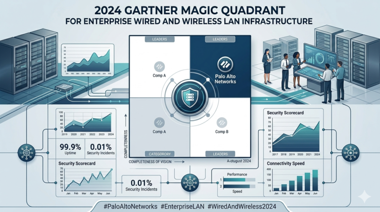 2024 Gartner Magic Quadrant Enterprise Wired and Wireless LAN Infrastructure Palo Alto Networks