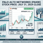 Palo Alto Networks stock price July 31 2024 close